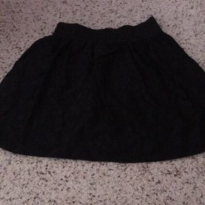 Black Laced Skirt
